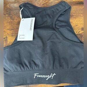Black Sports Bra FRESOUGHT Sports Bras for Women Padded Workout <<<<<66>>>>>